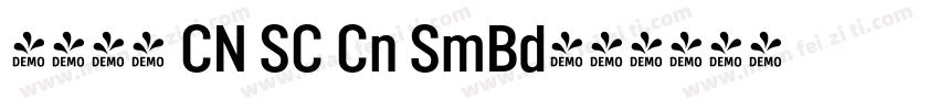 有爱黑体 CN SC Cn SmBd字体转换